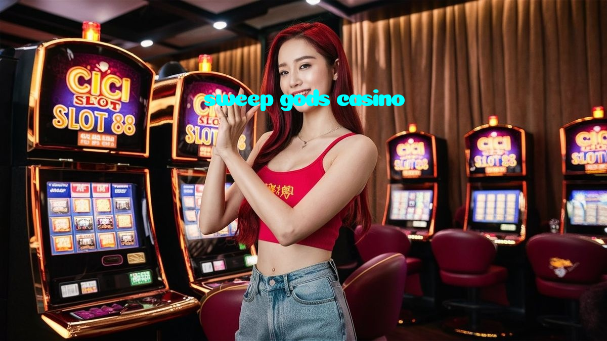 sweep gods casino casino presented on mobile device in Pakistan with slots and live games